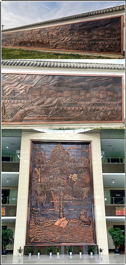 大型室內(nèi)室外銅浮雕畫(huà)