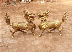 定做銅麒麟雕塑 定做銅麒麟雕塑