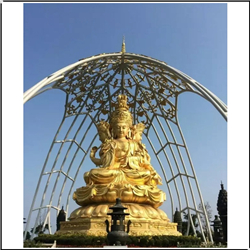 四面觀音銅佛像 四面觀音銅佛像