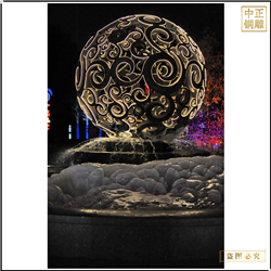 不銹鋼廣場發(fā)光鏤空球 不銹鋼廣場發(fā)光鏤空球
