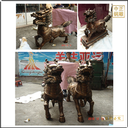 定做銅麒麟 定做銅麒麟