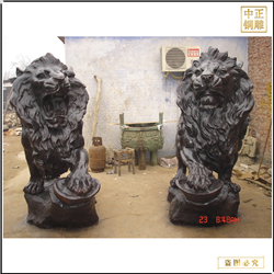 2米高銅獅子雕塑 2米高銅獅子雕塑