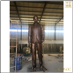 室外大型熊希齡雕塑鑄造