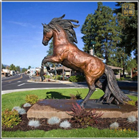 景觀銅馬雕塑廠家 景觀銅馬雕塑廠家