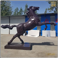 抬腿銅馬雕塑 抬腿銅馬雕塑