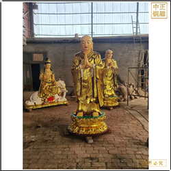 地藏王菩薩銅像圖 地藏王菩薩銅像圖