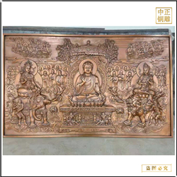寺廟銅浮雕壁畫墻