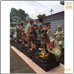 1米鑄銅四大天王佛像鑄造廠(chǎng)