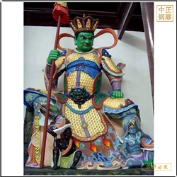 鍍金四大天王佛像定制 鍍金四大天王佛像定制