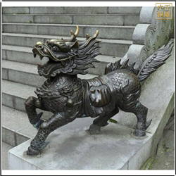 2米銅麒麟雕塑 2米銅麒麟雕塑