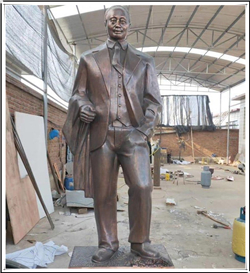 來(lái)圖定做詹天佑雕塑 來(lái)圖定做詹天佑雕塑