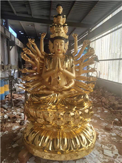 千手觀音銅雕塑 千手觀音銅雕塑